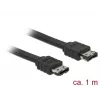 SATA cable DeLOCK 85640 1 m eSATA Black