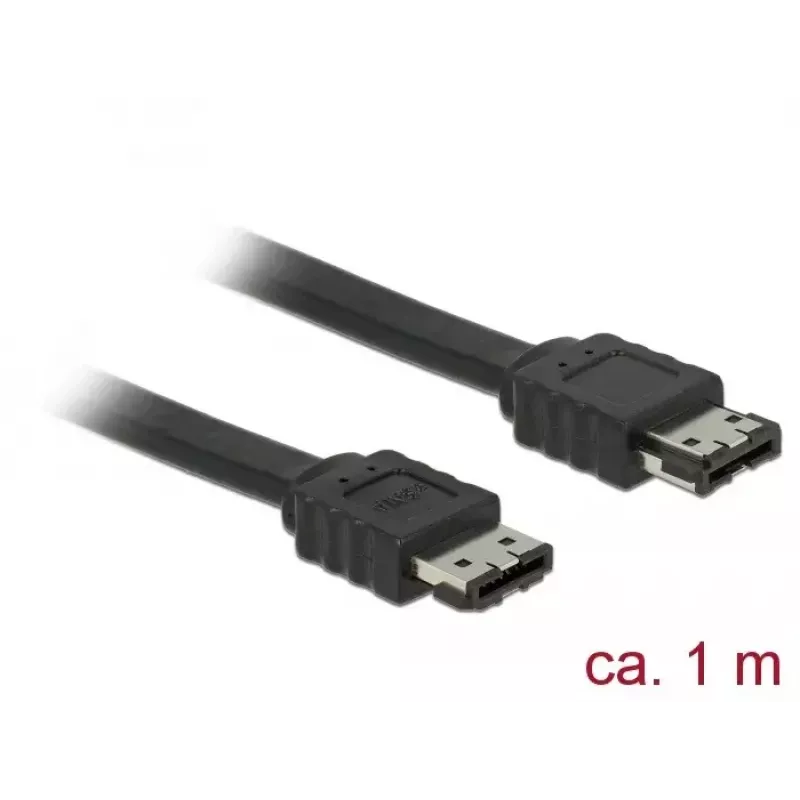 SATA cable DeLOCK 85640 1 m eSATA Black