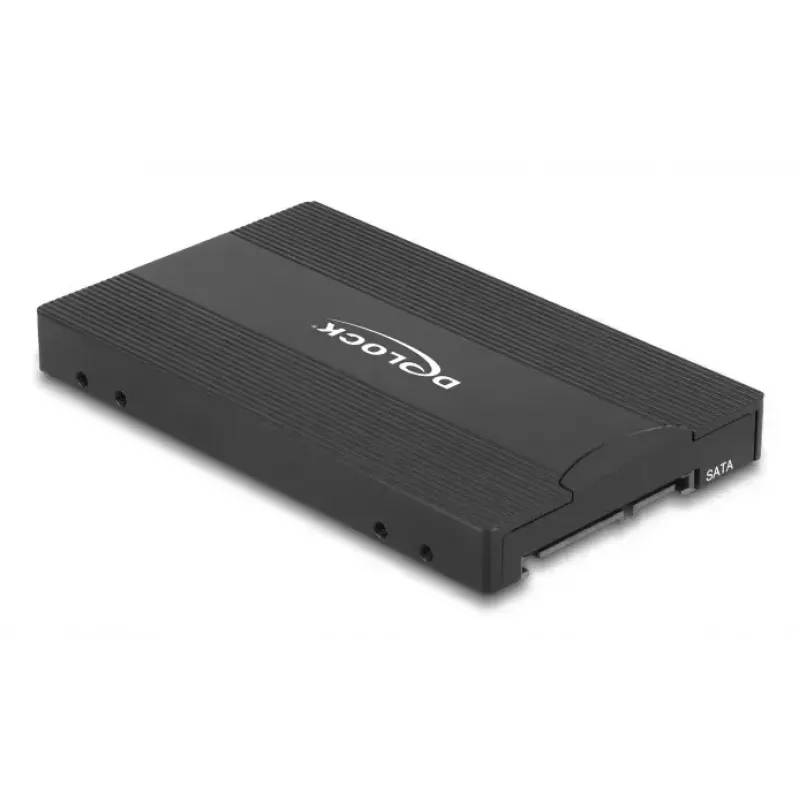 DELOCK interface adapter U.2 (SFF-8639) to M.2 Key M NVMe SSD, model 64301, black, host male