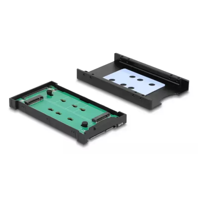 DELOCK interface adapter U.2 (SFF-8639) to M.2 Key M NVMe SSD, model 64301, black, host male