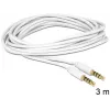 Audio Cable 3.5mm DeLOCK 83442 3m White