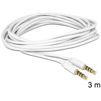 Audio Cable 3.5mm DeLOCK 83442 3m White