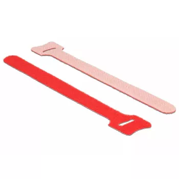 hook/loop fastener DeLOCK 18689 Red 10 pcs