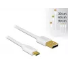 USB cable DeLOCK 83679 USB 2.0 USB A Micro-USB B White
