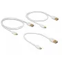 USB cable DeLOCK 83679 USB 2.0 USB A Micro-USB B White