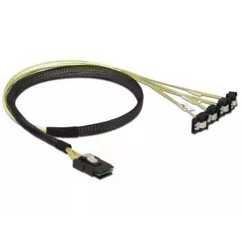 Internal power cable DeLOCK 85686 0.5 m Mini SAS SFF-8087 to 4 SATA