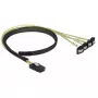 Internal power cable DeLOCK 85686 0.5 m Mini SAS SFF-8087 to 4 SATA