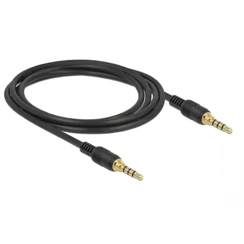 Audio Cable DeLOCK 85598 2m 3.5mm Black
