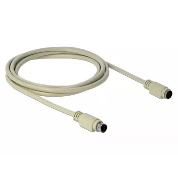 PS/2 Cable DeLOCK 85805 1.8m 6-p Mini-DIN Beige