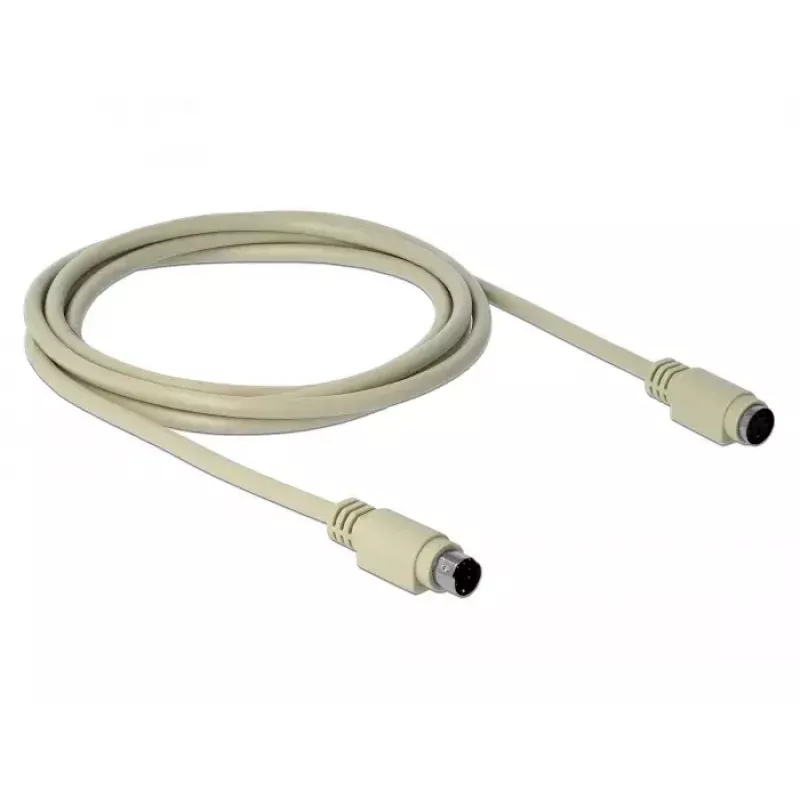 PS/2 Cable DeLOCK 85805 1.8m 6-p Mini-DIN Beige