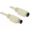 PS/2 Cable DeLOCK 85805 1.8m 6-p Mini-DIN Beige