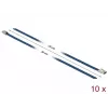 Cable Tie DeLOCK 18794 Steel Blue 10 pcs