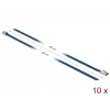Cable Tie DeLOCK 18795 Steel Blue 400mm 10 pcs