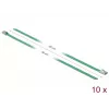 Cable Tie DeLOCK 18804 Steel Green 500mm 10 pcs