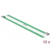 Cable Tie DeLOCK 18805 Steel Green 200mm 10 pcs
