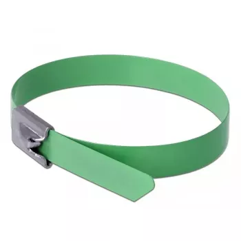 Cable Tie DeLOCK 18807 Steel Green 400mm 10 pcs