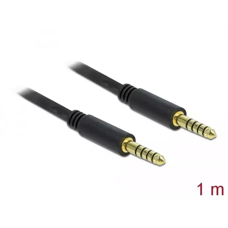 Audio Cable DeLOCK 85791 1m 4.4mm Black