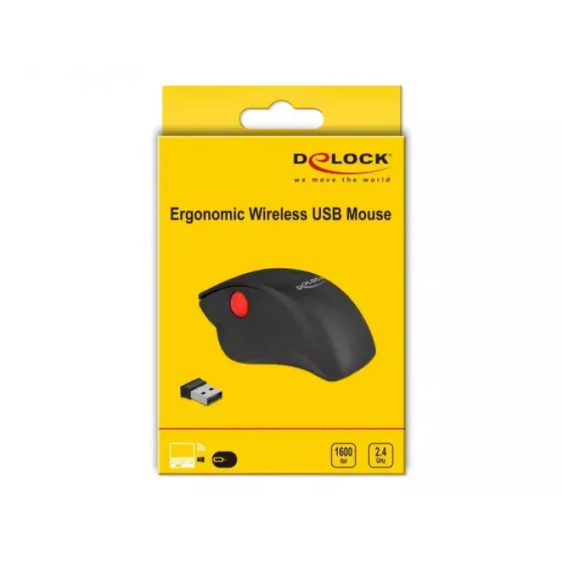 Mouse DeLOCK 12598 Bluetooth USB Type-A