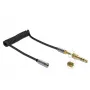 Audio extension cable DELOCK 85831 — 1 m, 3.5 mm male to female, gold-plated contacts, AWG 28, black