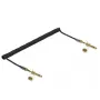 Audio cable DELOCK 85838 — 3.5 mm male to 3.5 mm male, 3 m, gold-plated contacts, 28 AWG, black
