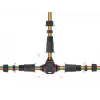 Electric wire connector DELOCK 86919 — straight connector, 85–260 V, black, 25 × 114 mm