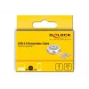 Retractable Cable DeLOCK USB 2.0 Type-A to Lightning 85817