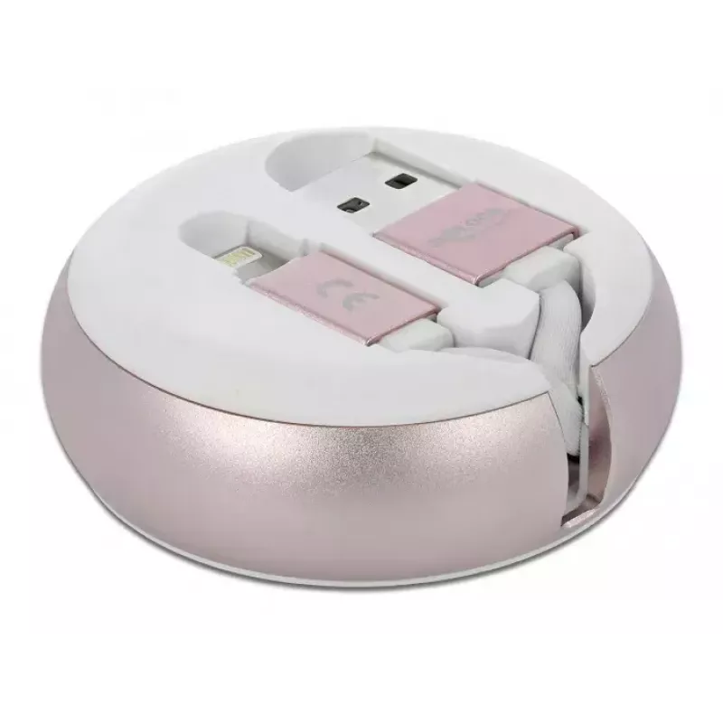 Retractable Cable DeLOCK USB 2.0 Type-A to Lightning 85817