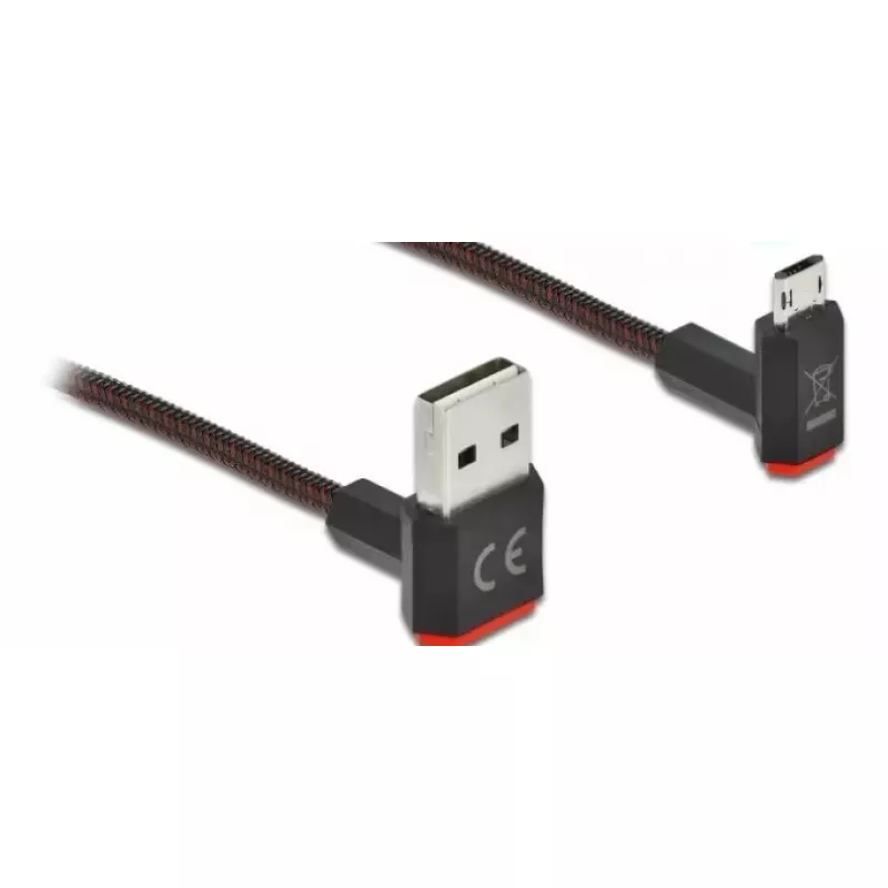 USB Cable DeLOCK EASY-USB 2.0 Type-A to Micro-B 0.2m Black