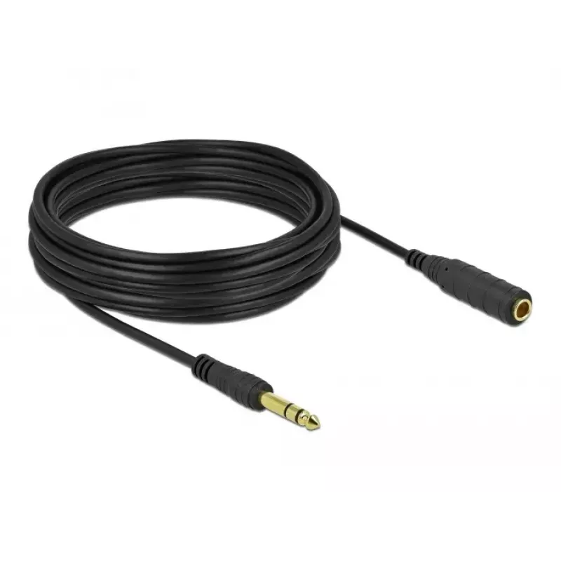 Stereo Jack Extension Cable DeLOCK 86766 10m Black