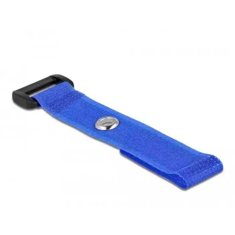 Hook & loop cable tie DeLOCK 19539 Blue 150mm 20mm 5 pcs