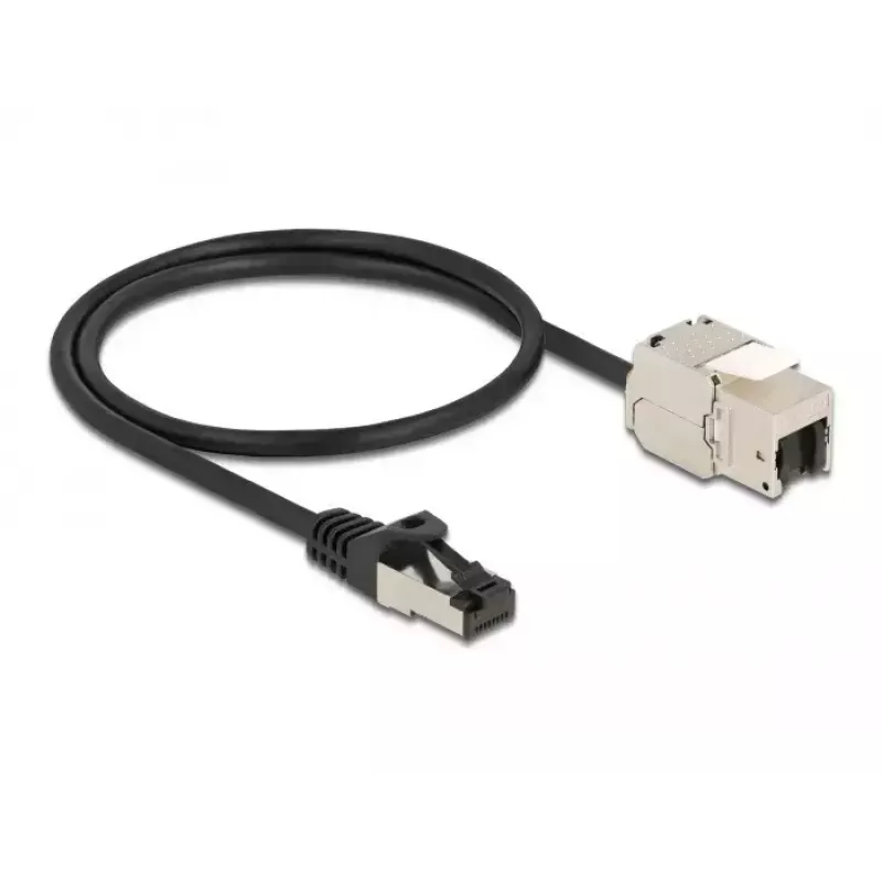 Cable RJ45 plug to Keystone Module RJ45 jack DeLOCK 87025