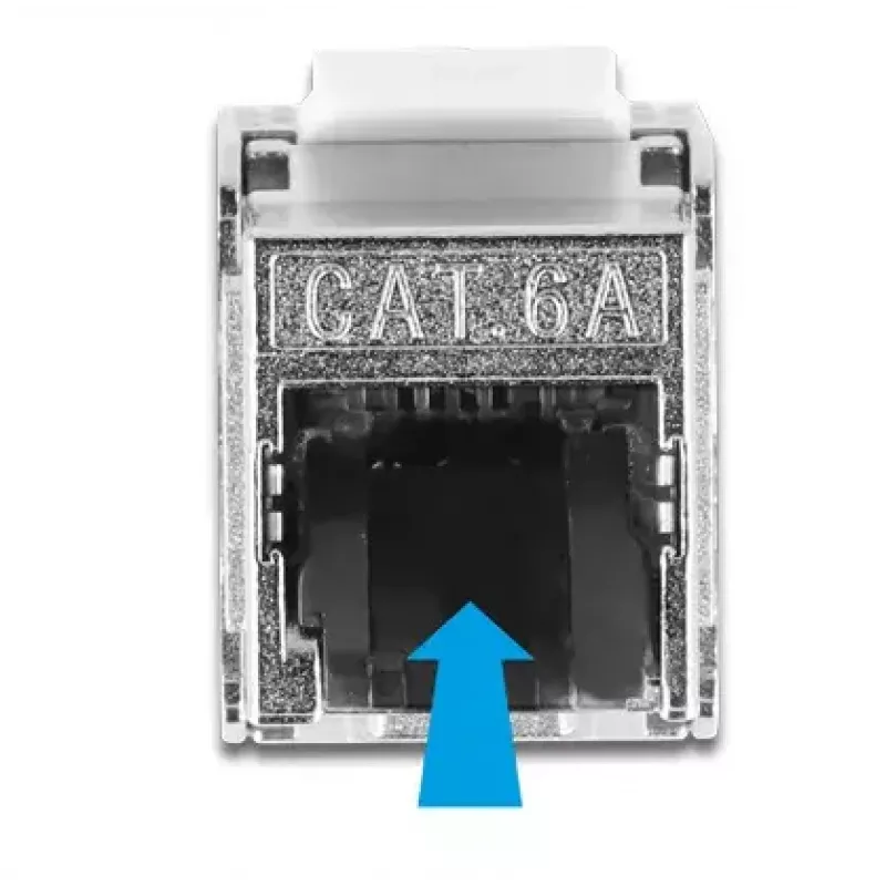 Cable RJ45 plug to Keystone Module RJ45 jack DeLOCK 87030