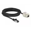 Cable RJ45 plug to Keystone Module RJ45 jack DeLOCK 87030