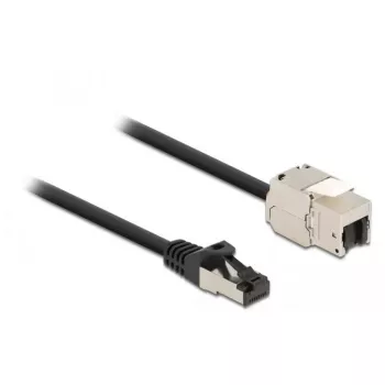 Cable RJ45 plug to Keystone Module RJ45 jack DeLOCK 87030
