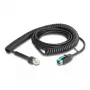 DeLOCK Coiled Cable RJ50 male to PoweredUSB male 12 V 3 m black