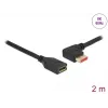 DisplayPort extension cable DeLOCK 87075 2m 90° left angled