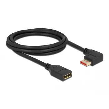 DisplayPort extension cable DeLOCK 87075 2m 90° left angled