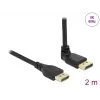 DisplayPort cable DELOCK 2 m, DisplayPort to DisplayPort, 5.7 mm diameter, up to 32 audio channels