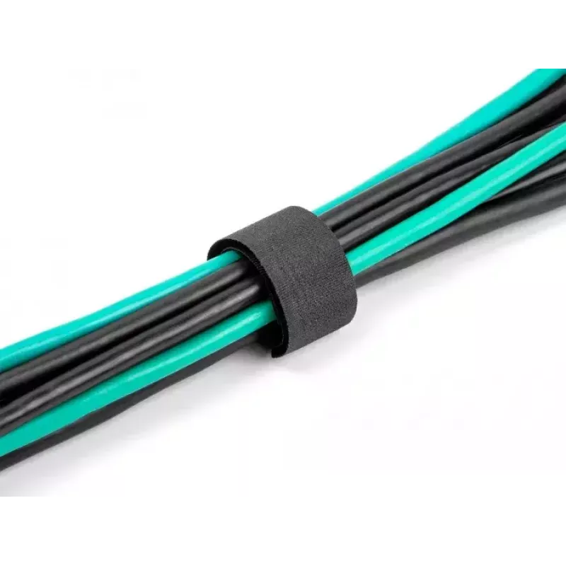 Hook & loop cable tie DeLOCK 19110 180x20mm black 10 pieces