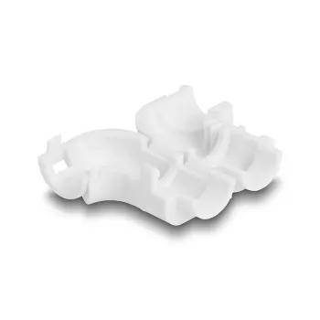 Cable Clip DeLOCK 88128 8 pieces white Universal 15.7x25.7x11.6mm