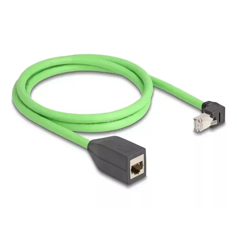 Networking Cable DeLOCK 80886 RJ-45 Cat6a 1m Black Green