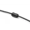 Ferrite core clamp DELOCK 80945, black, nickel/plastic/zinc, 16.5×30×14 mm, pack of 2