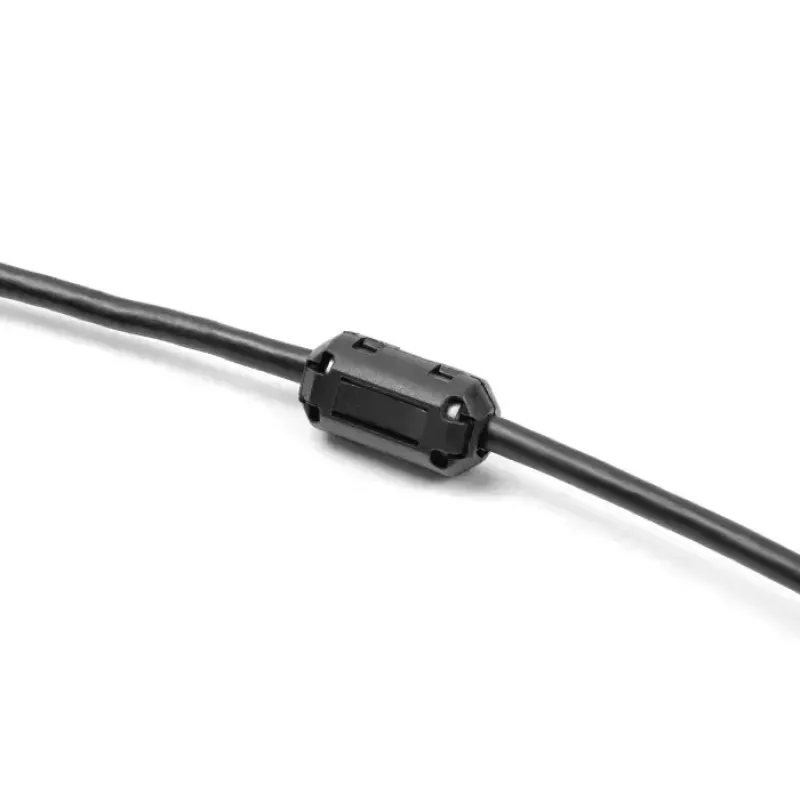 Ferrite core clamp DELOCK 80945, black, nickel/plastic/zinc, 16.5×30×14 mm, pack of 2