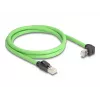 Networking cable DeLOCK 80892 RJ-45 Cat6a 1 m Black Green