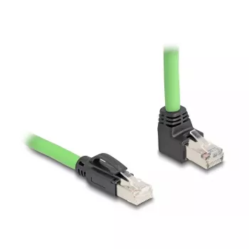 Networking cable DeLOCK 80892 RJ-45 Cat6a 1 m Black Green