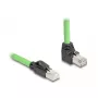 Networking cable DeLOCK 80892 RJ-45 Cat6a 1 m Black Green