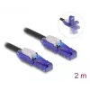 Networking Cable DeLOCK 80927 RJ-45 Cat6 2 m Black Violet