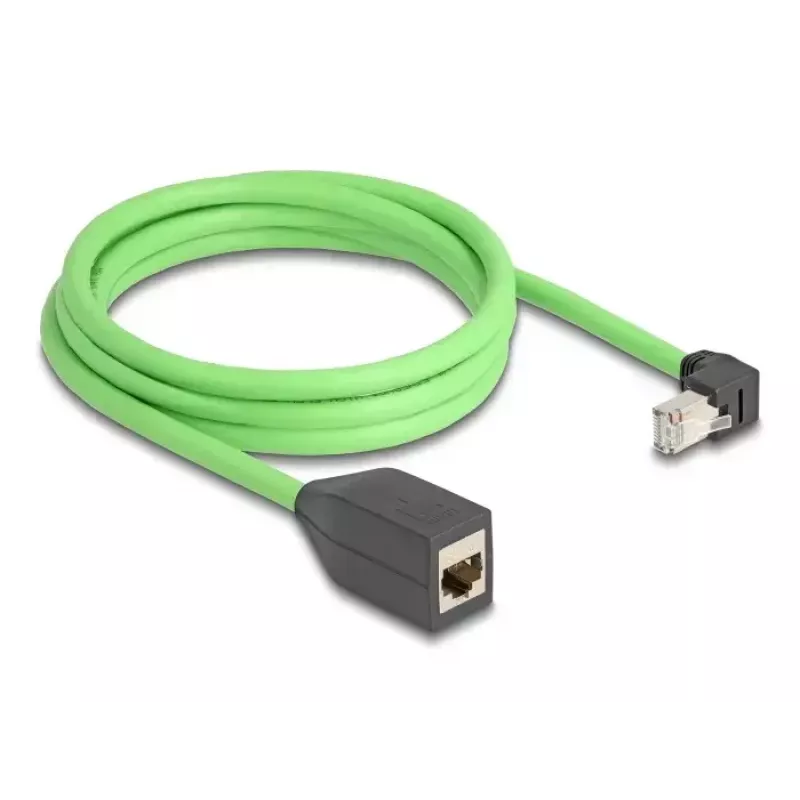 Networking Cable DeLOCK 80887 RJ-45 Cat6a 2m Black Green