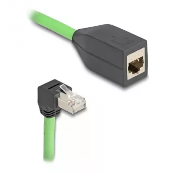 Networking Cable DeLOCK 80887 RJ-45 Cat6a 2m Black Green