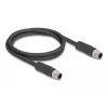 DeLOCK sensor/actuator cable 80515 2 m RST M12 Black